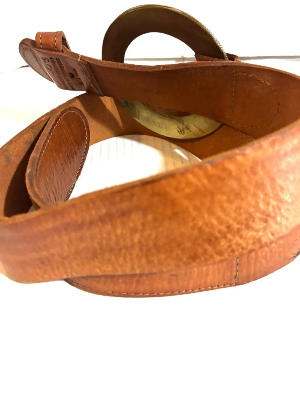 Chico's vintage Warm Brown Genuine Leather Belt